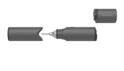 ultrasonic cutter with exchangeable blades