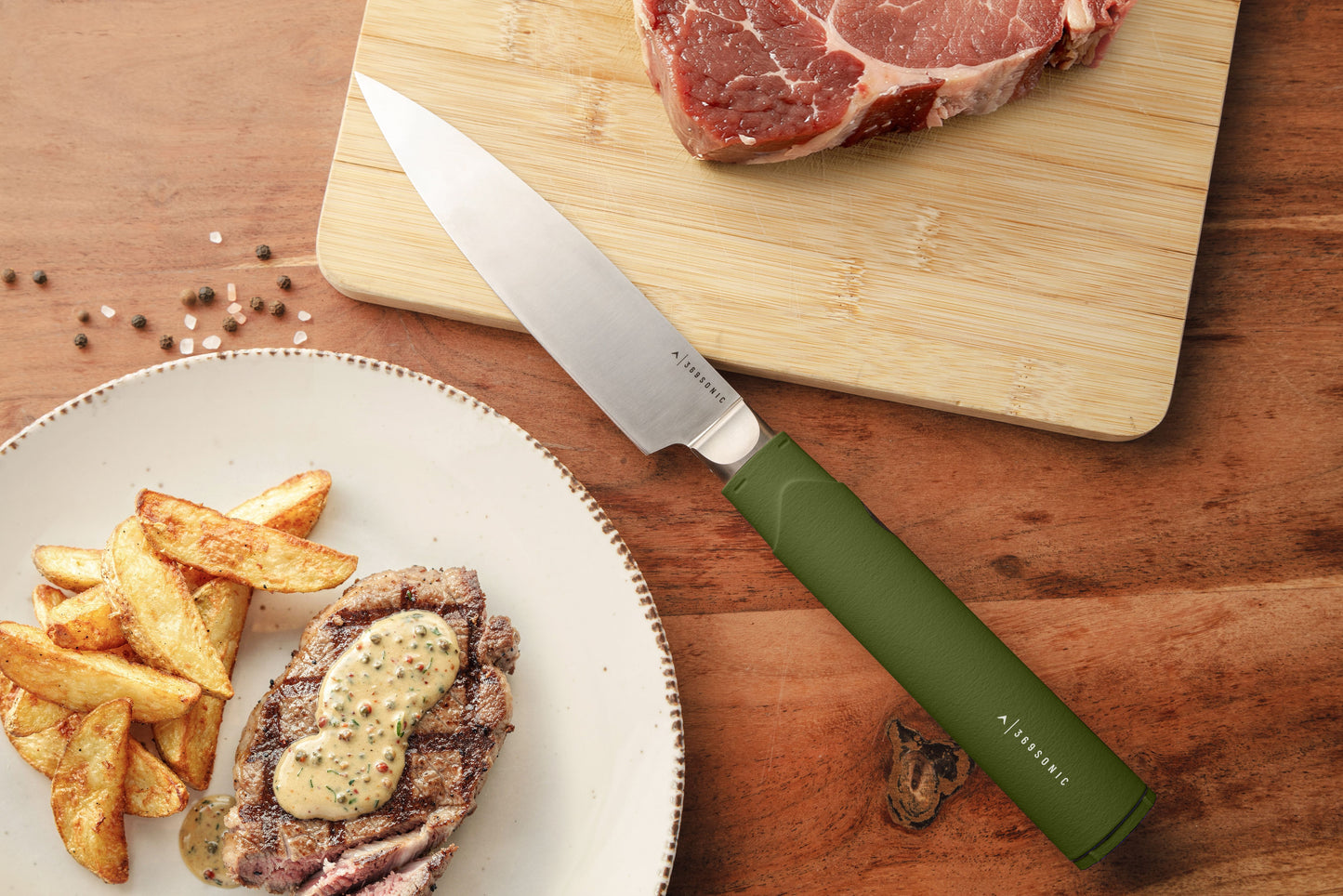 Ultrasonic Chef's Knife 70 W - New Generation - Maximum Power | 369Sonic