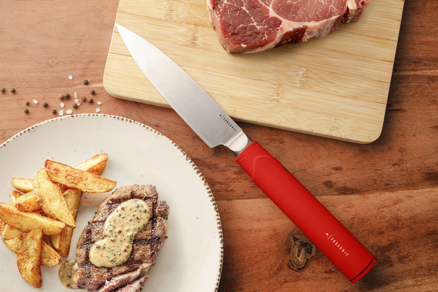 Ultrasonic Chef's Knife 70 W - New Generation - Maximum Power | 369Sonic